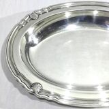 Gallia collection serving dish in silver metal