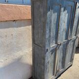 3-door wooden locker