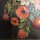 Oil on canvas flower bouquet