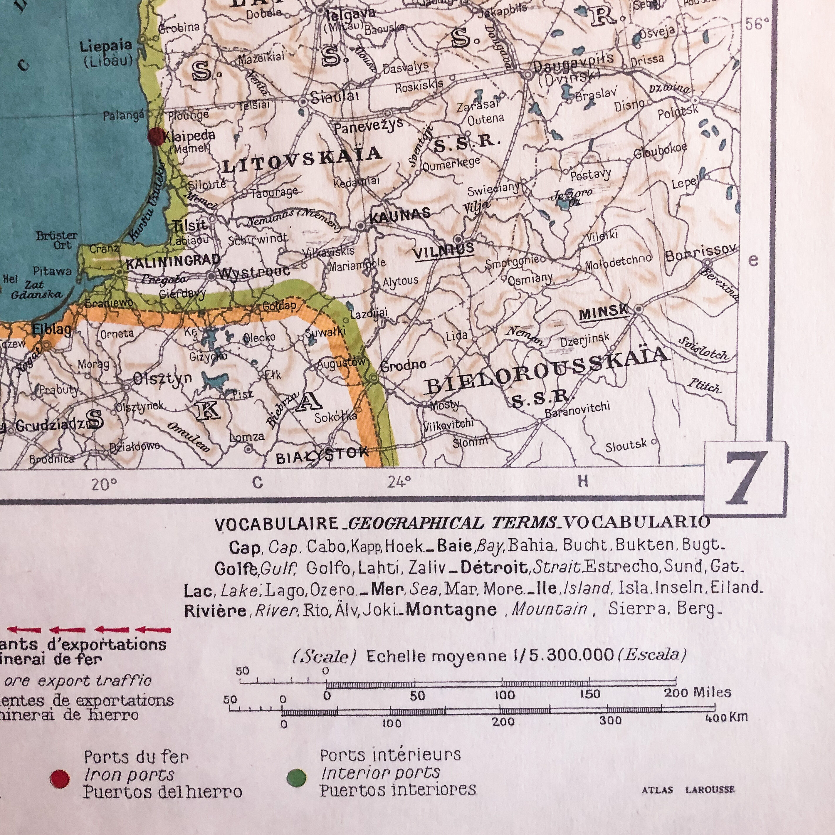 Map 1950 Scandinavia