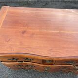 Beautiful Louis XV style crossbow chest of drawers