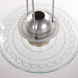 2 Art Deco Hanging lamps with cut glass England 1930