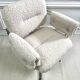 Vintage armchair in faux sheep's fur