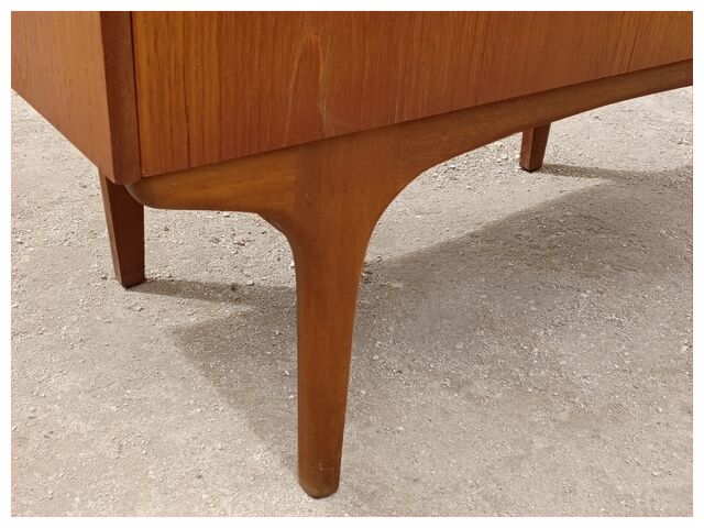 Secrétaire scandinave en teck années 60