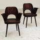 Paire de fauteuils en bois par Lubomir Hofmann pour Ton (Thonet) , 1960