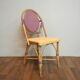 Lot of 14 purple stackable deck chairs has 50's 60's