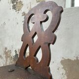 Pair of brutalist Alsatian mountain chairs 19th