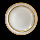 Tableware, 25-piece service, white porcelain and fine gold Winterling