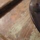 Green cabinet old teak piece and patina of origin India