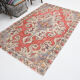 Tapis 4x7 classic red vintage, 126x227cm