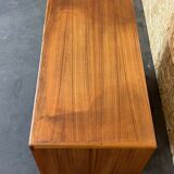 60s 70s teak sideboard Credenza cabinet Danish Modern Design Denmark 70s