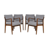 Set of four Scandinavian chairs, 1960s