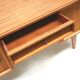 Vintage desk/executive desk with doors and drawers from the 1960s