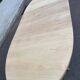 Table scandinave ovale extensible Baumann décapée en teck brut 240cm 1960