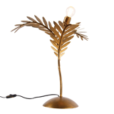 Lampe de table dorée botanic
