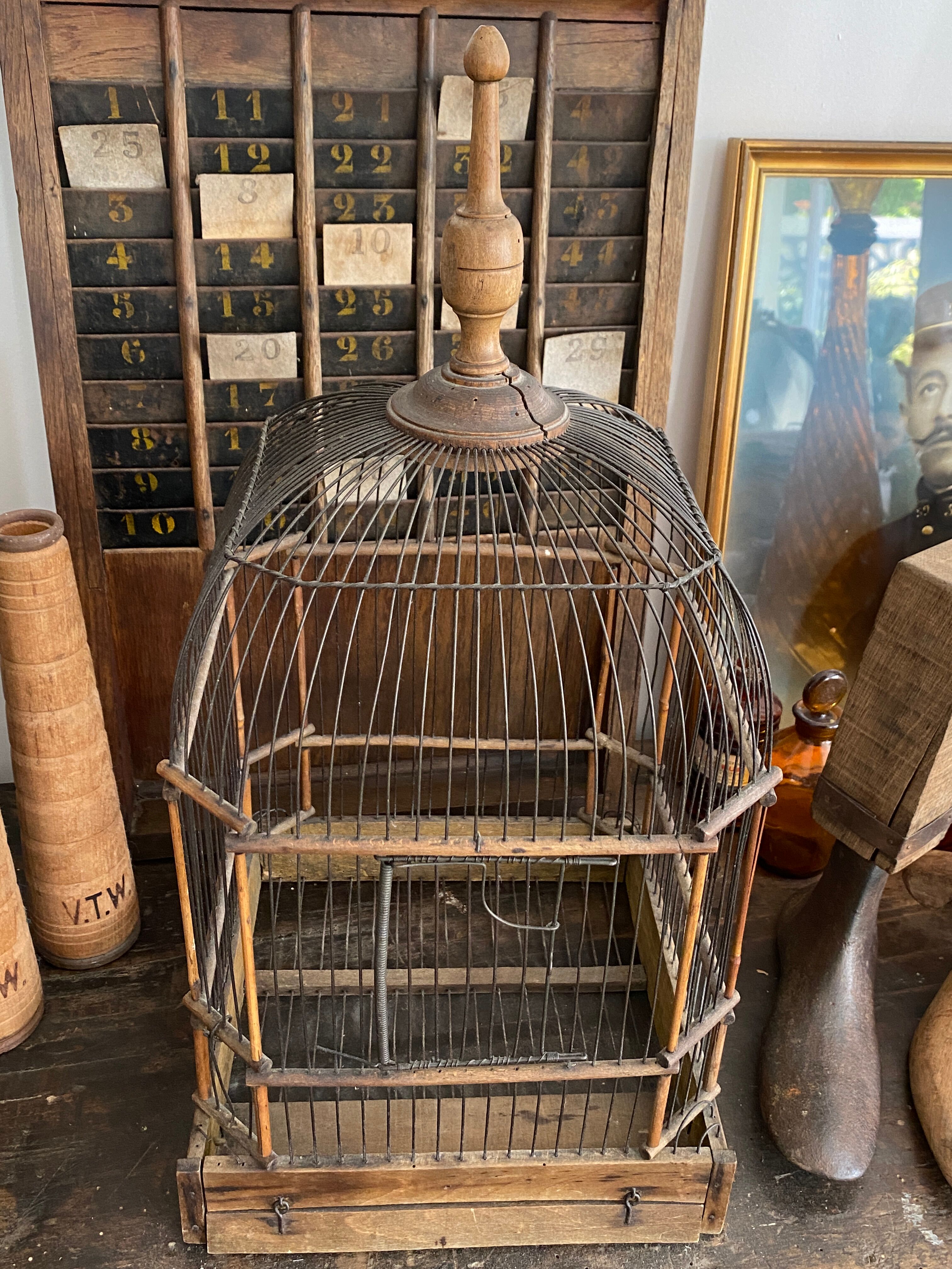Old bird cage