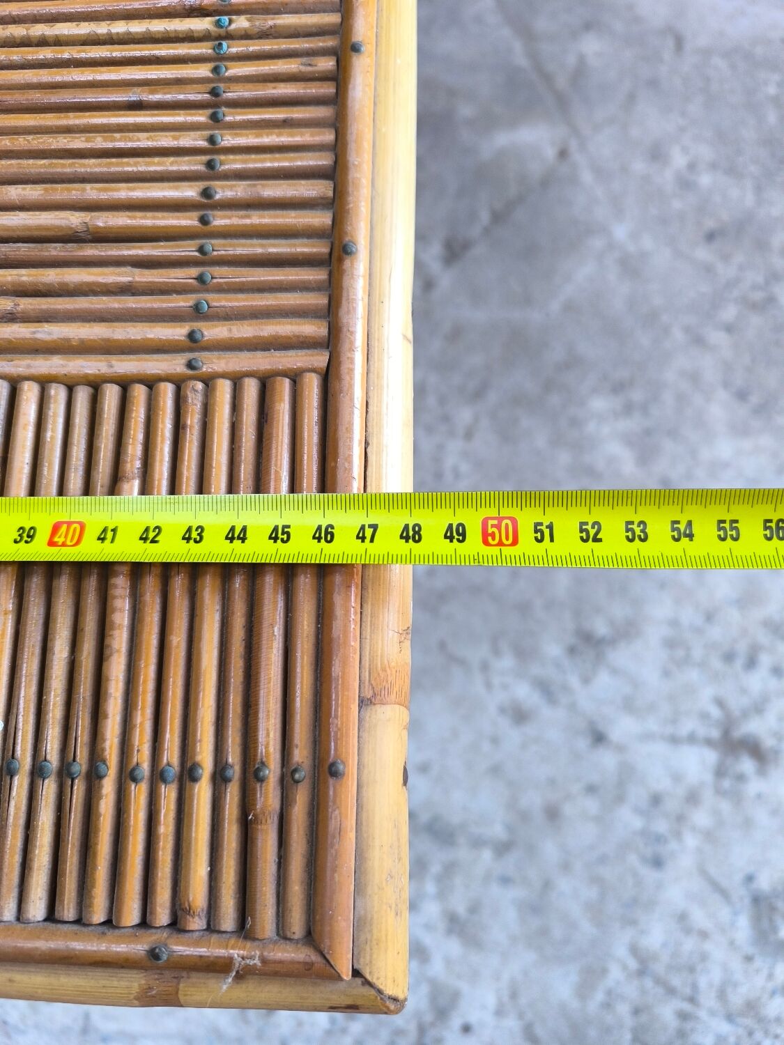 Vintage rattan coffee table