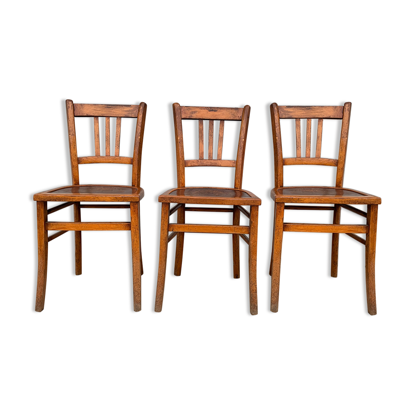 Suite de 3 chaises de bistrot Luterma