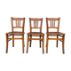 Suite de 3 chaises de bistrot Luterma