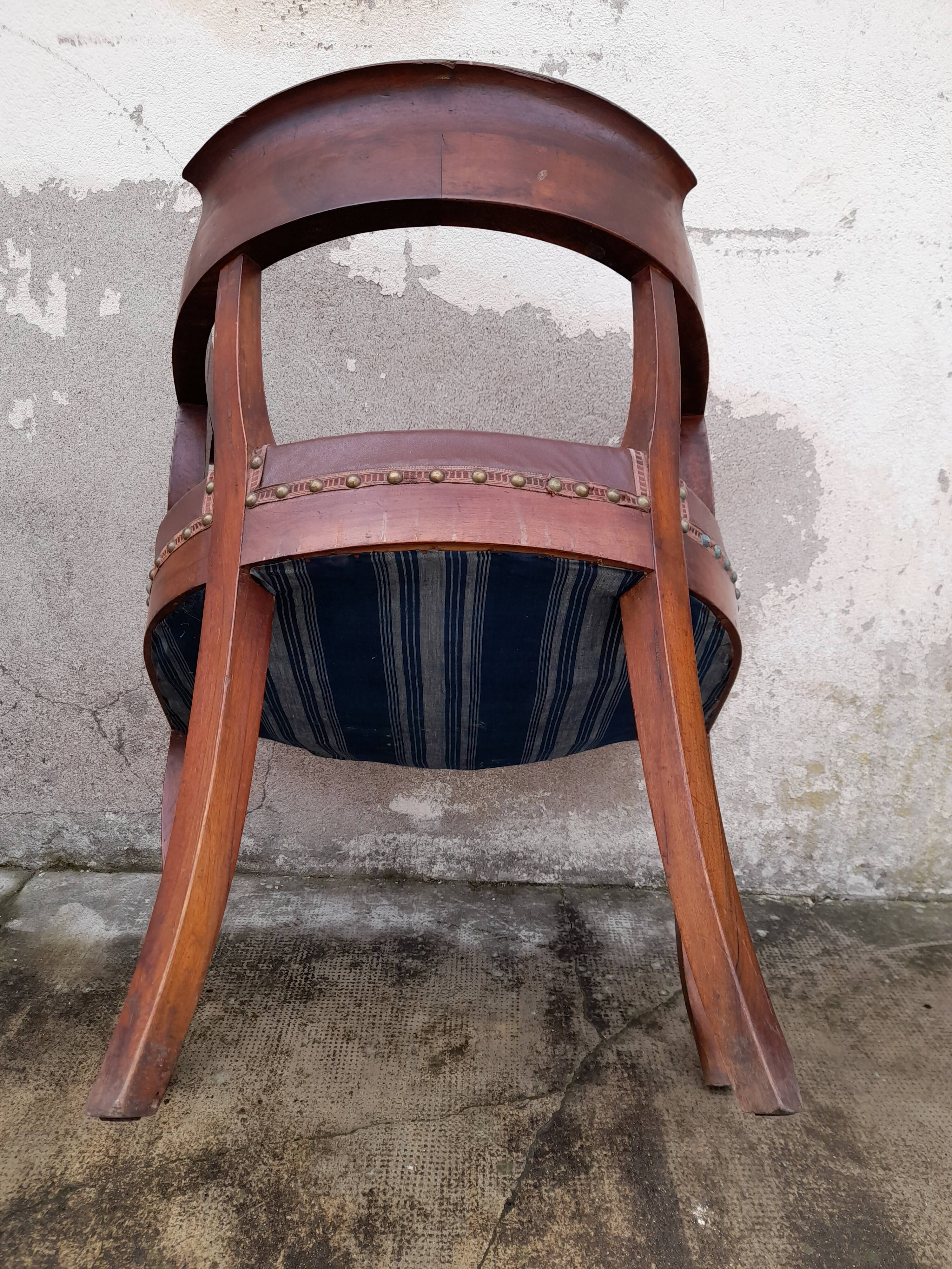 Louis Philippe office armchair 1900