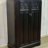 1930s English oak student wardrobe