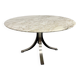 Table ronde en marbre T69 design Osvaldo Borsani pour Tecno an 70