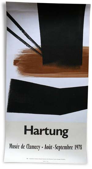 Affiche Hans Hartung Mourlot Paris
