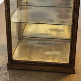 Counter display cabinet in wood and glass in Louis XVI style, 19th century.