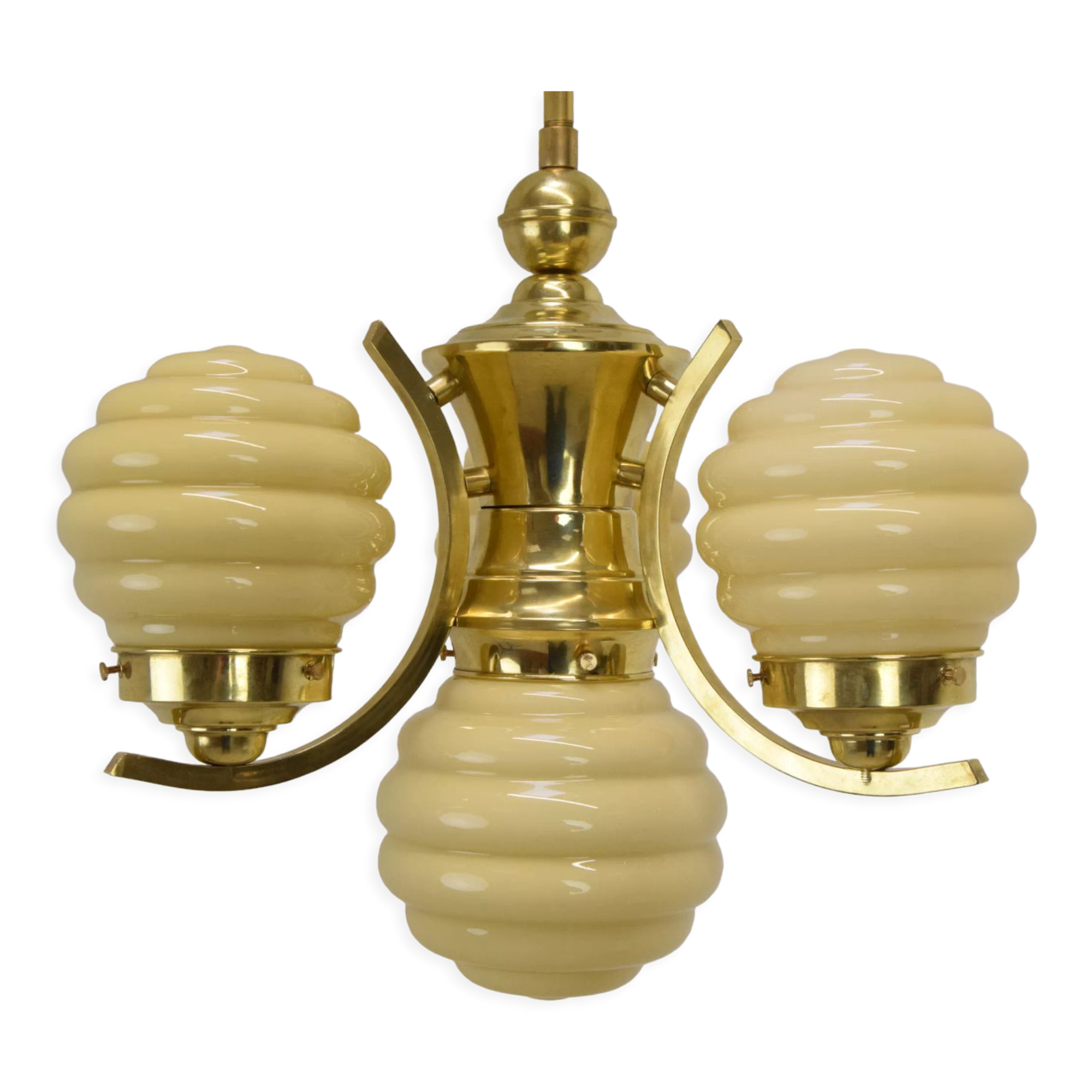 Art deco chandelier Czechoslovakia 1930's