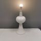 Large and beautiful Italian Table Lamp in white porcelain, estimated 1980s.