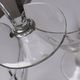 Antique service of 6 cut crystal glasses attributed to Moser, Bohemia.