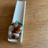 Set of 12 ceramic vegetable knife holders from Vallauris