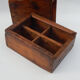 Old spice box masala box teak wood
