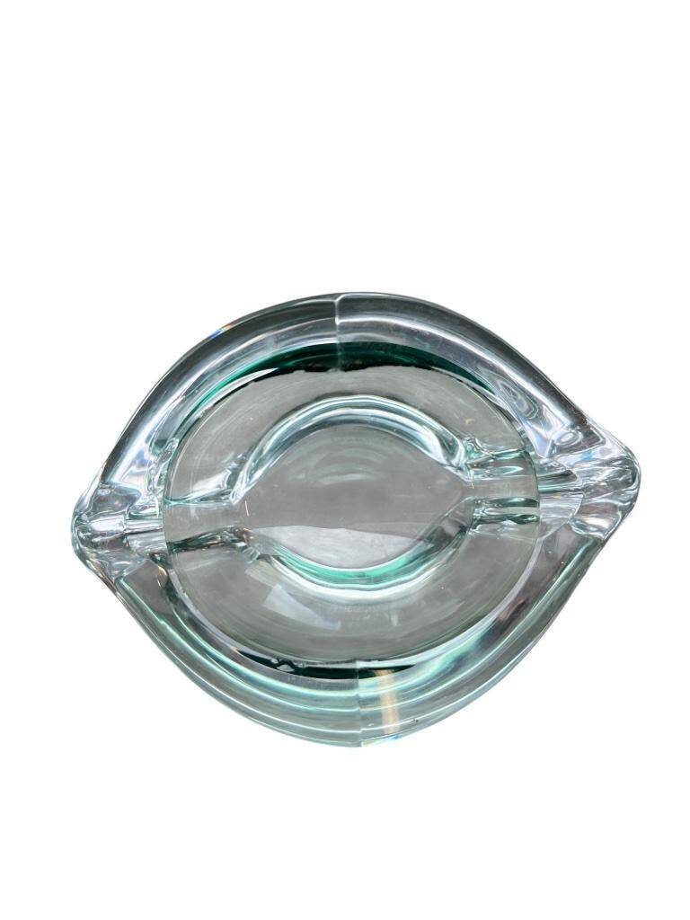 Val Saint Lambert Vintage Glass Ashtray
