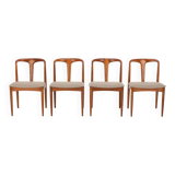 Set of 4 Juliane Dining Chairs by Johannes Andersen for Uldum, 1960s