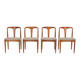 Set of 4 Juliane Dining Chairs by Johannes Andersen for Uldum, 1960s
