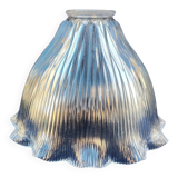 Holophane glass pendant light, vintage design