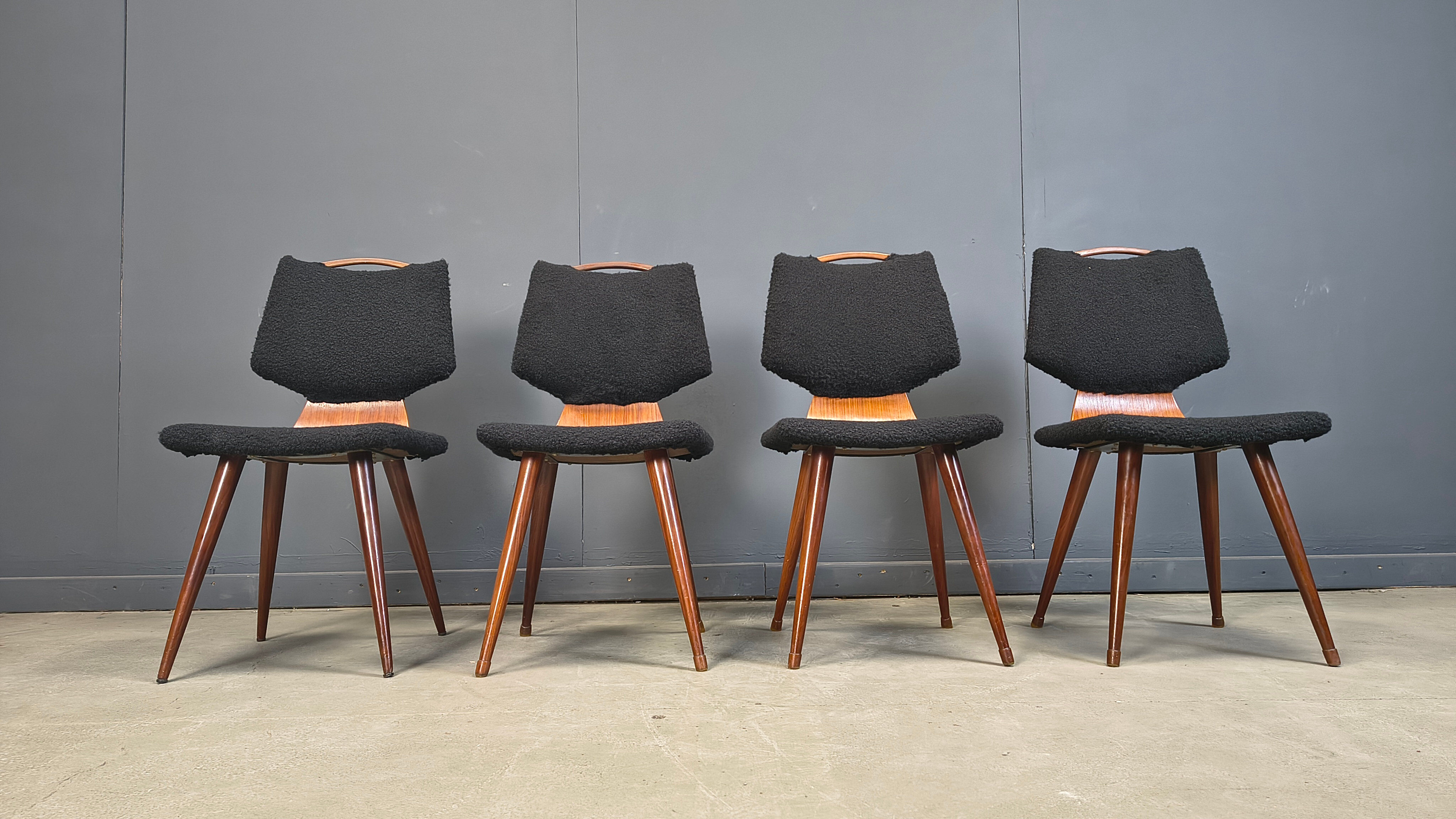 Mid-century Scandinavian dining chairs, 1960s