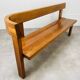 Banc d’angle Pierre Chapo S35 en orme
