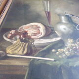 Ancienne aquarelle nature morte signée