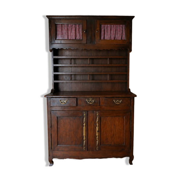 Buffet, vaisselier normand ancien en chêne – XIXe siècle
