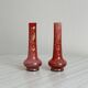 Duo de vases anciens en verre