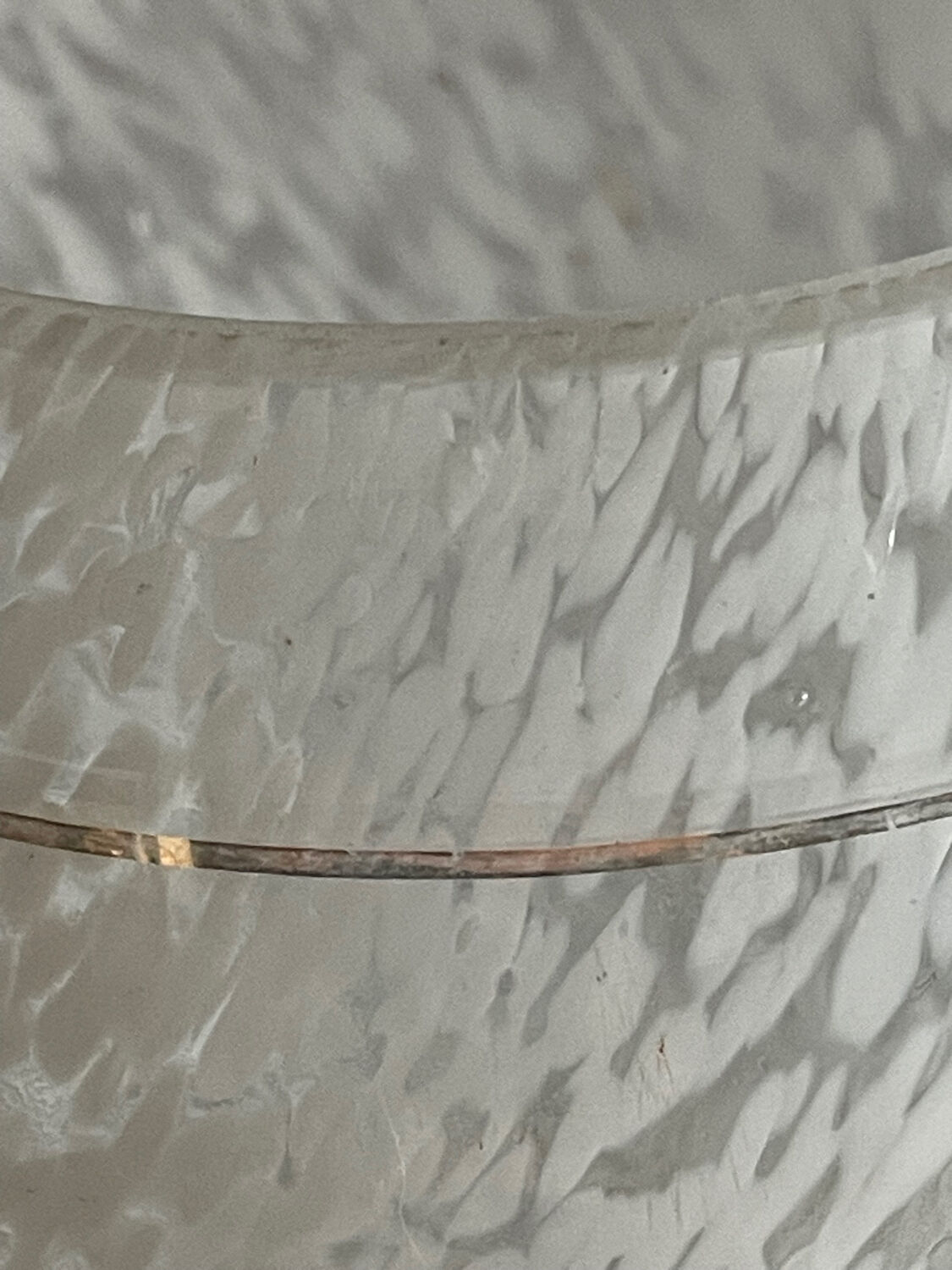 Vase in clichy glass art deco