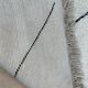 Moroccan rug ben ouarain white - 161 x 267 cm