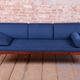 Czech Bauhaus Chrome and Beech Sofa attributed to Robert Slezak, 1930s