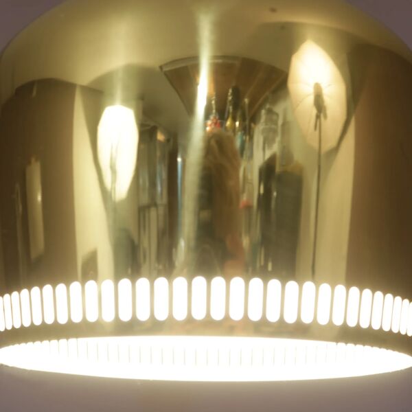 Lampe suspendue des années 1950 modèle ''Golden Bell'' A330S / Alvar Aalto / Louis Poulsen, Danemark