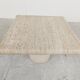Angelo Mangiarotti Travertine side Table for Up&Up, Italy