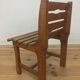 Chaise à lattes de bois pour enfants