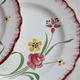 6 vintage ironstone dinner plates Salins model Pierrette