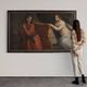 Peinture italienne antique, Joseph et la femme de Potiphar, du 17ème siècle